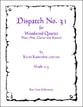 Dispatch No. 31 Woodwind Quartet cover